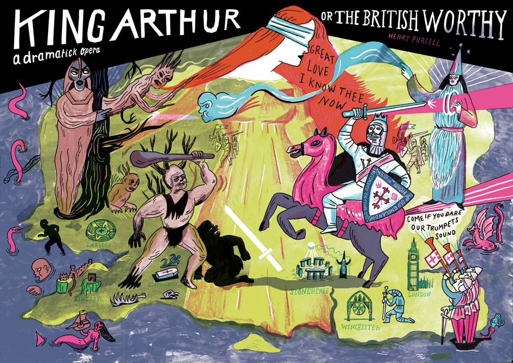 »King Arthur« Illustration von Katia Fouquet